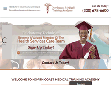 Tablet Screenshot of northcoastmedicalacademy.com